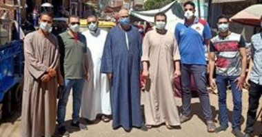 شباب قرية كفر أبو داود ونفيا بطنطا فى حملة تطهير لمواجهة فيروس كورونا