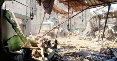نقل 572 بائعا لسوق المسلة الجديد بالمطرية وإزالة سوق الخميس العشوائى