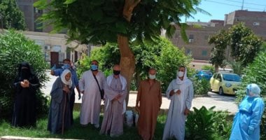 خروج وتعافى 7 حالات جديدة من كورونا بعد تلقيهم الرعاية الصحية ببنى سويف