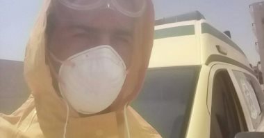 الجيش الأبيض.."محمد" بإسعاف مدينة نصر بالقاهرة في مواجهة فيروس كورونا