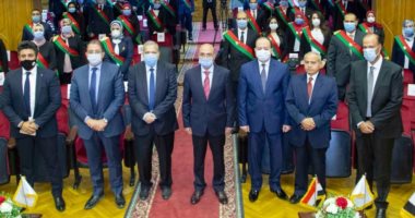 صور..وزير العدل لأعضاء النيابة الإدارية: الهئية لها السبق فى مكافحة الفساد الوظيفى