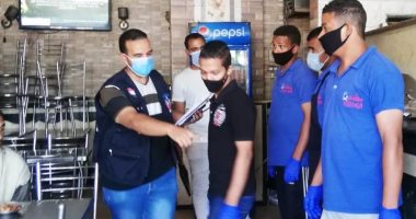 تحرير 31 إنذارا لمنشآت تجارية بأسوان لعدم التزامها بالوقاية من كورونا