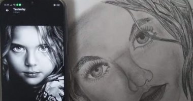 "رغد" تشارك صحافة المواطن بلوحات تبرز موهبتها فى الرسم