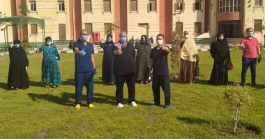 تعافى 18 مصابا بكورونا وخروجهم من عزل المدينة الجامعية ببنى سويف 