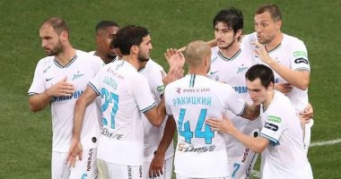 زينيت يحتفظ بلقب الدوري الروسي قبل 4 جولات من النهاية
