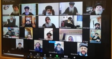 البابا تواضروس يعقد لقاء عبر الفيديو كونفرانس مع آباء وكهنة الأقصر والصعيد