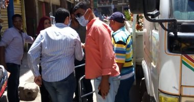 صور.. رفع 242 حالة إشغال وإزالة كشك جزارة و 3 ماكينات غسيل سيارات بالبحيرة