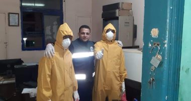 جيشنا الأبيض" .."حسن وجمعة" على خط مواجهة كورونا بإسعاف قوص محافظة قنا
