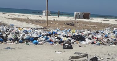 شكوى من استمرار تراكم القمامة بشاطئ النخيل كيلو 21 طريق إسكندرية مطروح