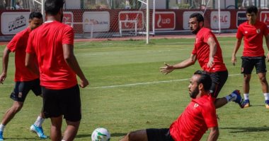 50 دقيقة تدريبات بدنية.. وتقسيمة قوية للاعبي الأهلي في المران