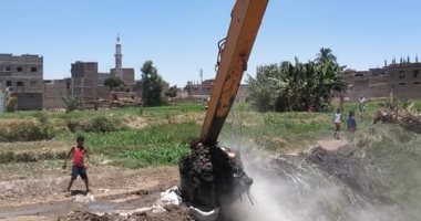 صور.. حماية النيل بالأقصر تنفذ 6 قرارات إزالة لمخلفات وردم بالبعيرات وجزية الطوابية