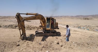 مجلس مدينة القصير: استمرار الإنشاءات بمخر وادى العمبجى.. صور 
