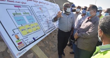محافظ أسيوط يتفقد محطة معالجة صرف صحى منفلوط بالظهير الصحراوى.. صور