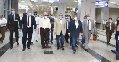 وزيرى السياحة والطيران ومحافظ جنوب سيناء يتفقدون فنادق ومتحف ومطار شرم الشيخ