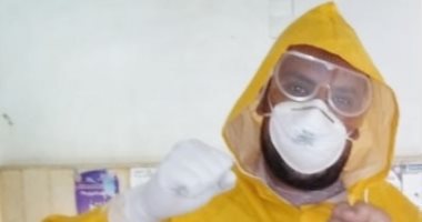 "محمد".. مراقب بالإدارة الصحية بالمحلة الكبرى على خط المواجهة ضد كورونا  