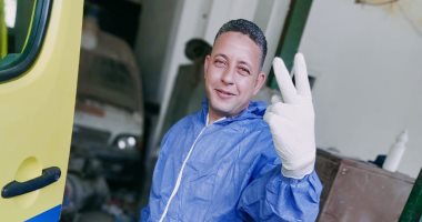 الجيش الأبيض محمد سائق بإسعاف القاهرة فى مواجهة كورونا