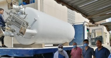 صور.. دعم مستشفى الصالحية الجديدة بالشرقية بتانك أكسجين بـ50 ألف دولار