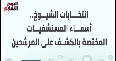 6 مستشفيات للكشف الطبى على مرشحى "الشيوخ" بالإسماعيلية والسويس وبورسعيد