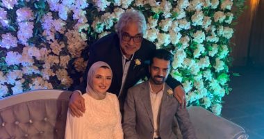 أحمد ناجي مدرب حراس سموحة يحتفل بخطوبة نجله عبد الرحمن 