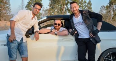 أحمد زاهر ونضال الشافعى فى كواليس "زنزانة 7".. صورة