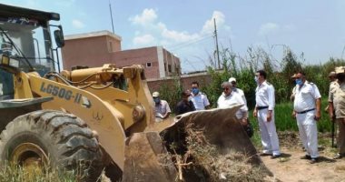 تنفيذ 27 قرار إزالة حالة تعدى زراعى ومخالفات بالشرقية (صور)