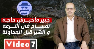 أكرم القصاص و"مستر هبدو" خبير ماخبرش حاجة.. تمساح فى الترعة والشير قبل المداولة