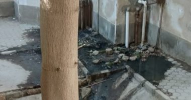 طفح بالصرف الصحى فى المنطقة الثانية بإسكان الشباب بأكتوبر