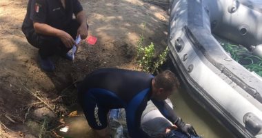 انتشال جثة سائق بعد انقلاب سيارته داخل ترعة بقنا