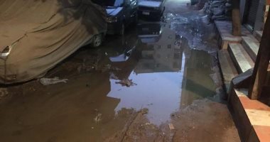  شكوى من غرق شارع الشعراوى بكفر طهرمس بمحافظة الجيزة بمياه الصرف الصحى