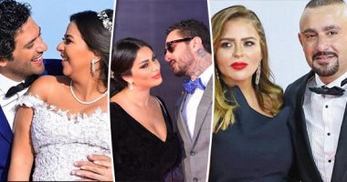 فنانين طاردتهم شائعات الطلاق أبرزهم السقا والرداد والفيشاوى وأيتن عامر 