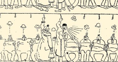 شاهد.. كاريكاتير "الانفلونزا الأسبانية" الضحك مع الأوبئة من 100 سنة وأكتر 