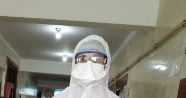 الجيش الأبيض.. "بيتر" فنى أشعة بمستشفى الإيمان العام بأسيوط يواجه كورونا