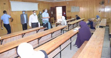 جامعة سوهاج تواصل امتحانات الفصل الدراسى الثانى للفرق النهائية