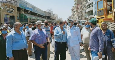 تنفيذ 16 قرار إزالة تعديات وإشغالات بمنطقة الطابية بالسويس.. صور