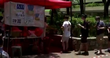 فيديو.. مواطنو هونج كونج يواصلون التصويت الاحتجاجى على القانون الأمنى الجديد