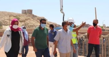 رئيس شركة المياه الشرب بالبحر الأحمر يتابع أعمال إحلال وتجديد محطة الدهار