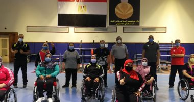 رفع الأثقال البارالمبى فى المركز الأولمبى استعدادا لطوكيو.. صور