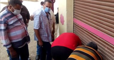 تحرير 21 محضر أشغال وغلق 3 محلات فى حملة لمجلس مدينة طنطا .. صور