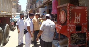 12 محضر إشغال و30 حالة ضبط وتنفيذ 270 إزالة فورية بالمنوفية.. صور