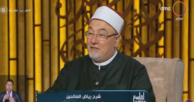 فيديو.. خالد الجندى يوجه نصيحة للشباب: من يصلى على كرسى له أجر كامل