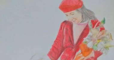 قارئة تشارك صحافة المواطن برسومات فنية بالوان الفحم والفايبر كاسل
