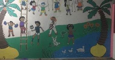 مبادرة شبابية لتجديد أسطح المنازل بالمنصورة وتعليم الأطفال التلوين والرسم