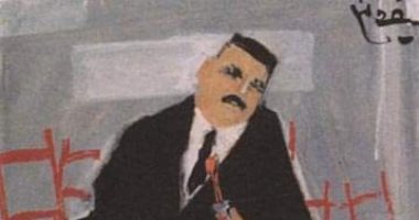 100 لوحة مصرية.. "المرايا" سيف وانلى يبدع مع نجيب محفوظ