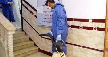 فريق مكافحة ناقلات الأمراض ينتهى من تعقيم منازل حالات إصابة بكورونا بالعريش