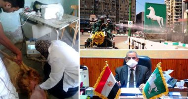 للمعركة جيوش أخرى.. مدير طب بيطرى الشرقية: معداتنا وعمالتنا تكافح كورونا ولم نعد جنود مجهولة.. بركات: نفذنا 36 ألف حملة تعقيم.. ومشروع البتلو سيحقق عائدا ماديا عاليا للمربين.. والمحافظة خالية من أنفلونزا الطيور