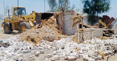 تنفيذ 45 قرار إزالة بمدينة الحامول بكفر الشيخ.. صور
