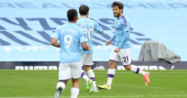 مانشستر سيتي يتفوق بثنائية على بورنموث فى الشوط الأول بالدوري الانجليزي