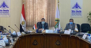 لجنة قيادات جامعة بنها تستقبل المتقدمين للوظائف القيادية