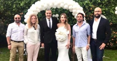 صور.. المخرج شادى على يحتفل بزفافه بحضور هشام ماجد