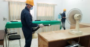 مكافحة ناقلات الأمراض بالعريش تنفذ حملة تعقيم مواقع تردد عليها مصابين بكورونا